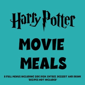8 Dinner and a Movie Menus | Dinner Date Ideas | Family Friendly Meals | Digital Download