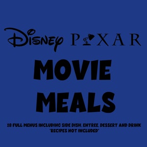 18 Dinner and a Movie Menus | Dinner Date Ideas | Family Friendly Meals | Digital Download