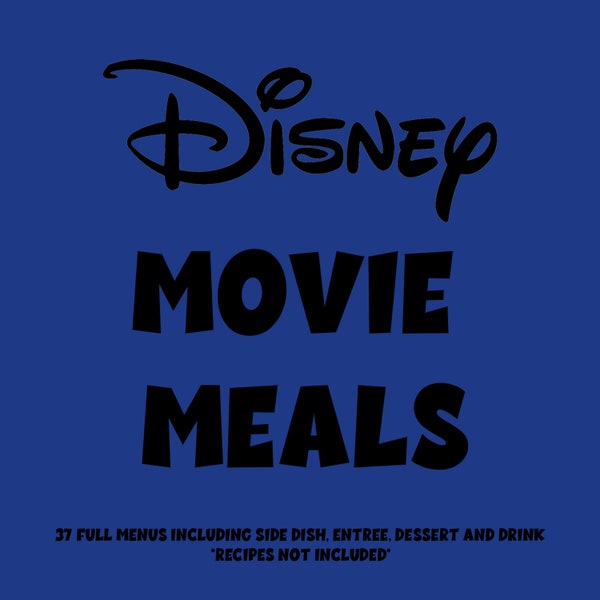 38 Dinner and a Movie Menus | Dinner Date Ideas | Family Friendly Meals | Digital Download