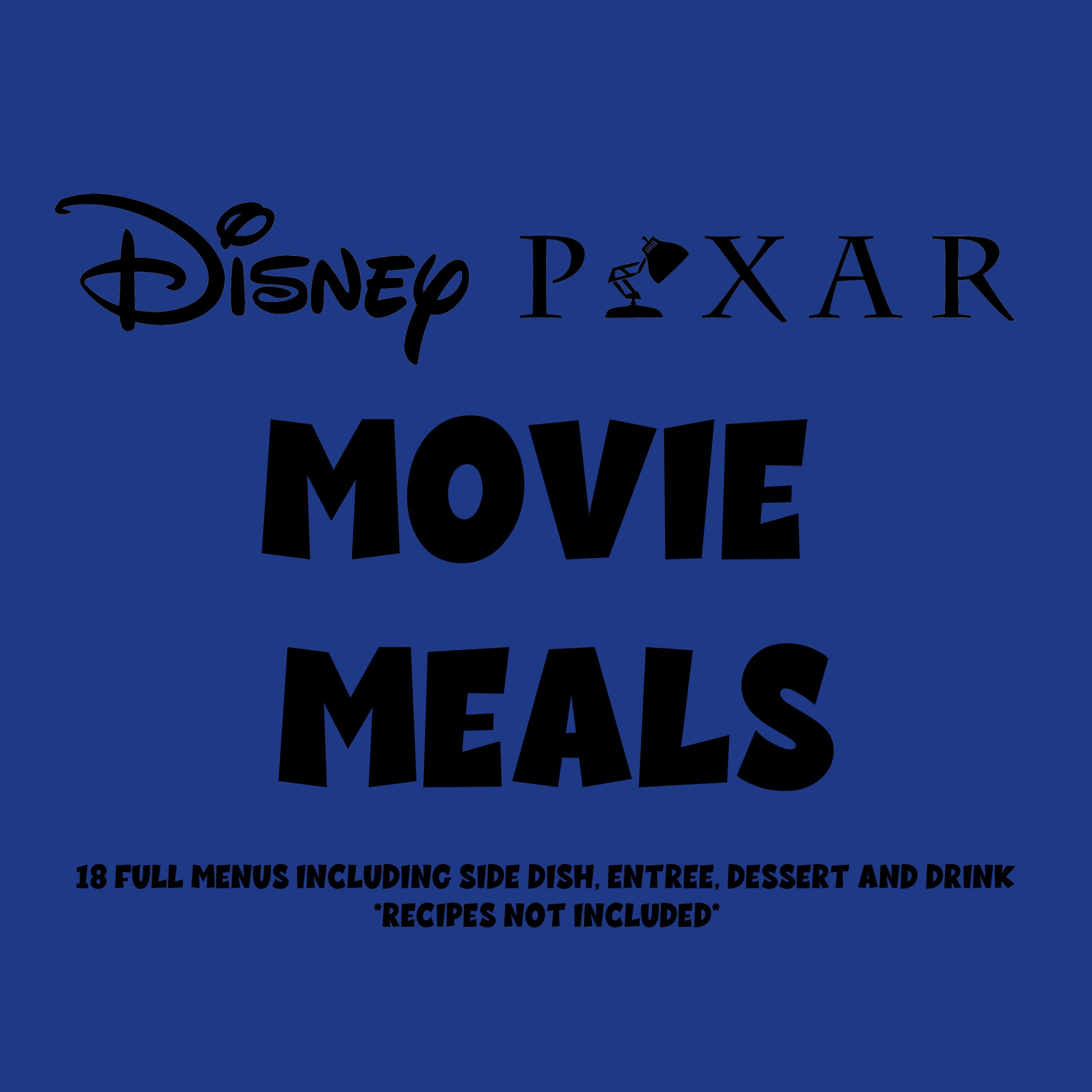 Pixar Movie Meals - Etsy