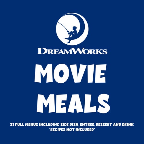 50 Dinner and a Movie Menus Digital Download Dinner Date Etsy