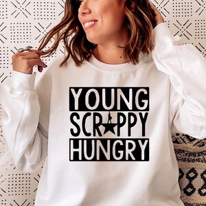 Young Scrappy Hungry Shirt: Hamilton Fan Gift, Unisex Tee image 2