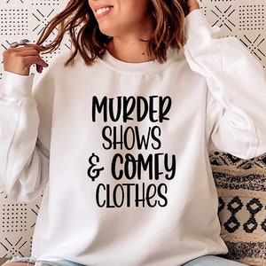 True Crime Junkie Shirt: Shows and Comfy Clothes Tee image 2
