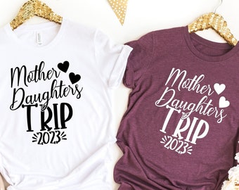 Mother Daughter Trip Shirts 2025: Matching Mom & Me Summer Vacation