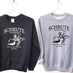 Schrute Farms Shirt, The Office, Schrute Farms, Bed and Breakfast Shirt,Christmas Gift Shirt, est 1812, Michael Scott, Dwight Schrute