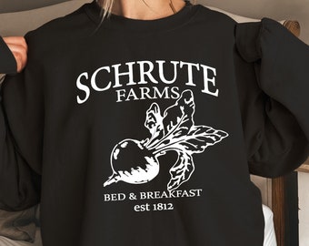 Schrute Farms Sweatshirt: Funny 'The Office' Inspired Hoodie
