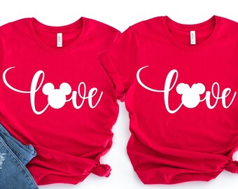 Disney Love Shirt, Valentines Day Gift