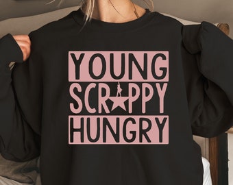 Hamilton Musical T-Shirt - Talk Less Smile More & Young Scrappy Hungry Graphic Tee, Grey, XL - View #7