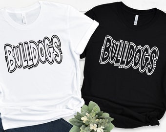 Bulldogs Graphic Tee: Sports Fan Shirt