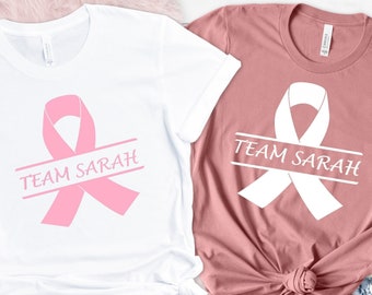 Personalized Breast Cancer Awareness T-Shirt: Team Support Shirt