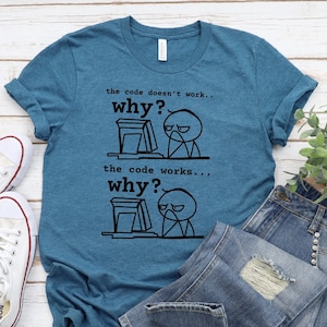 Code Doesn&#39;t Work T-Shirt: Funny Programmer Gift
