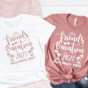 Friends Trip 2025 Shirt: Custom Matching Graphic Shirts