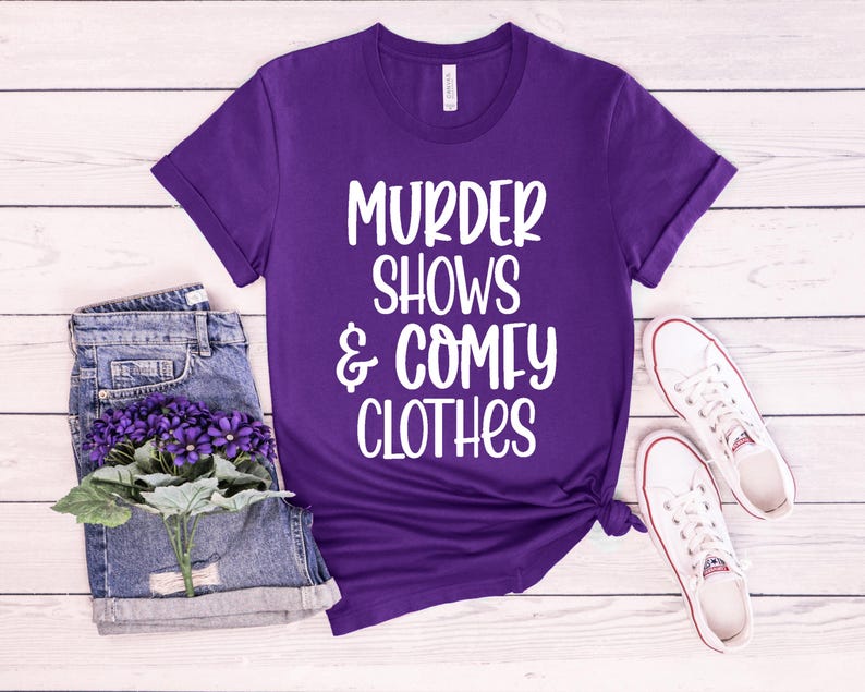 True Crime Junkie Shirt: Shows and Comfy Clothes Tee image 8