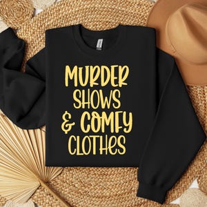True Crime Junkie Shirt: Shows and Comfy Clothes Tee image 4