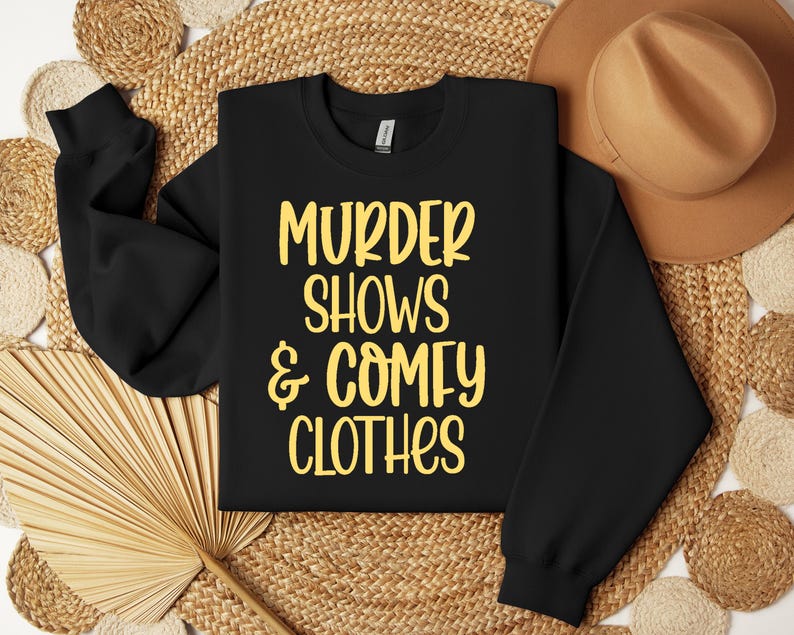 True Crime Junkie Shirt: Shows and Comfy Clothes Tee image 4