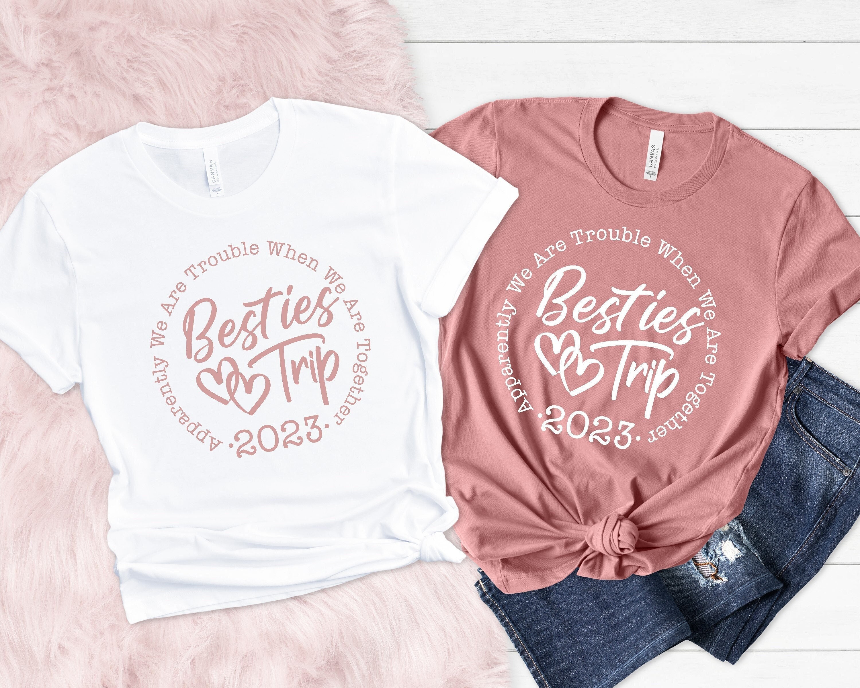 Besties Trip 2025 Shirt, Besties Trip Shirt, Custom Matching Graphic Shirts, Best Friend Gift, Besties Travel Shirt, Besties Vacation Shirt,