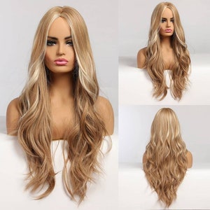 Long Blonde Wig (honey blonde) by Lets Get Wiggy WigsLolita