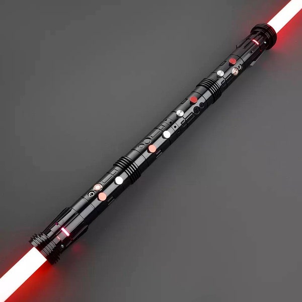 Darth Maul Neopixel Lightsaber, Star Wars FX Aluminum Dueling Light Saber, Smoothswing, Xenopixel/Proffie/RGB Cosplay Prop Costume Comic Con