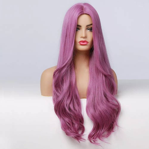 Long Wavy Purple Hairstyle Hair Party Dress up Costume Cosplay - Etsy Long Wavy Purple Hairstyle Hair Party Dress up Costume Cosplay - Etsy