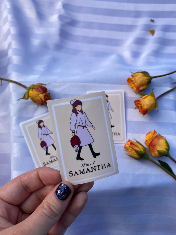 Stickers Stickers, Labels & Tags Paper Samantha American Girl Doll