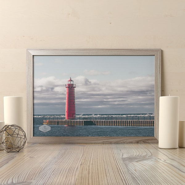 Muskegon South Pierhead Lighthouse Photo Print