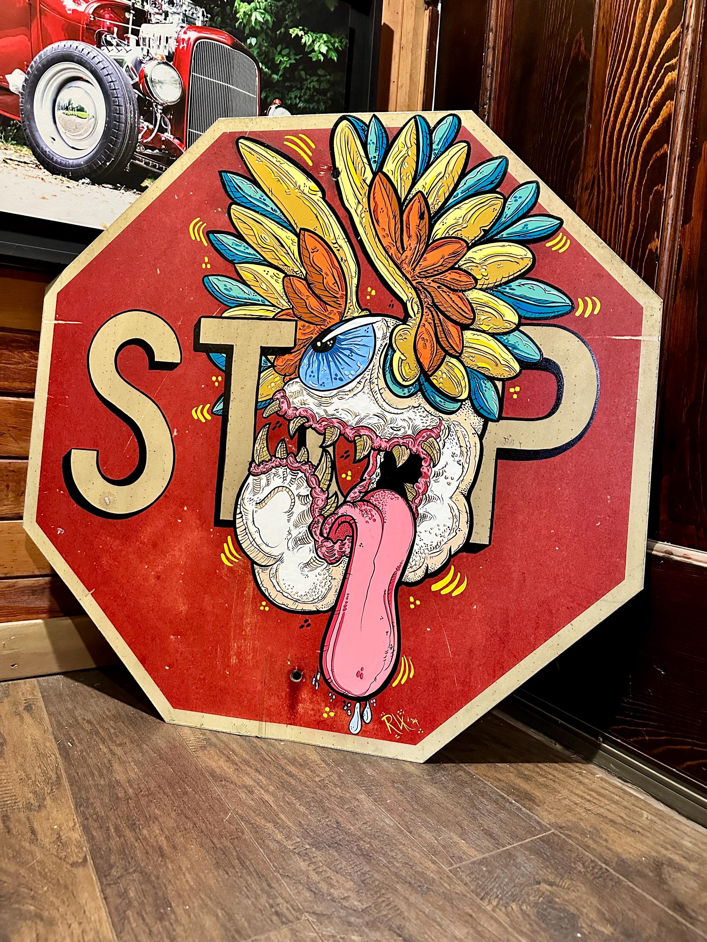 Vintage Stop Sign - Etsy