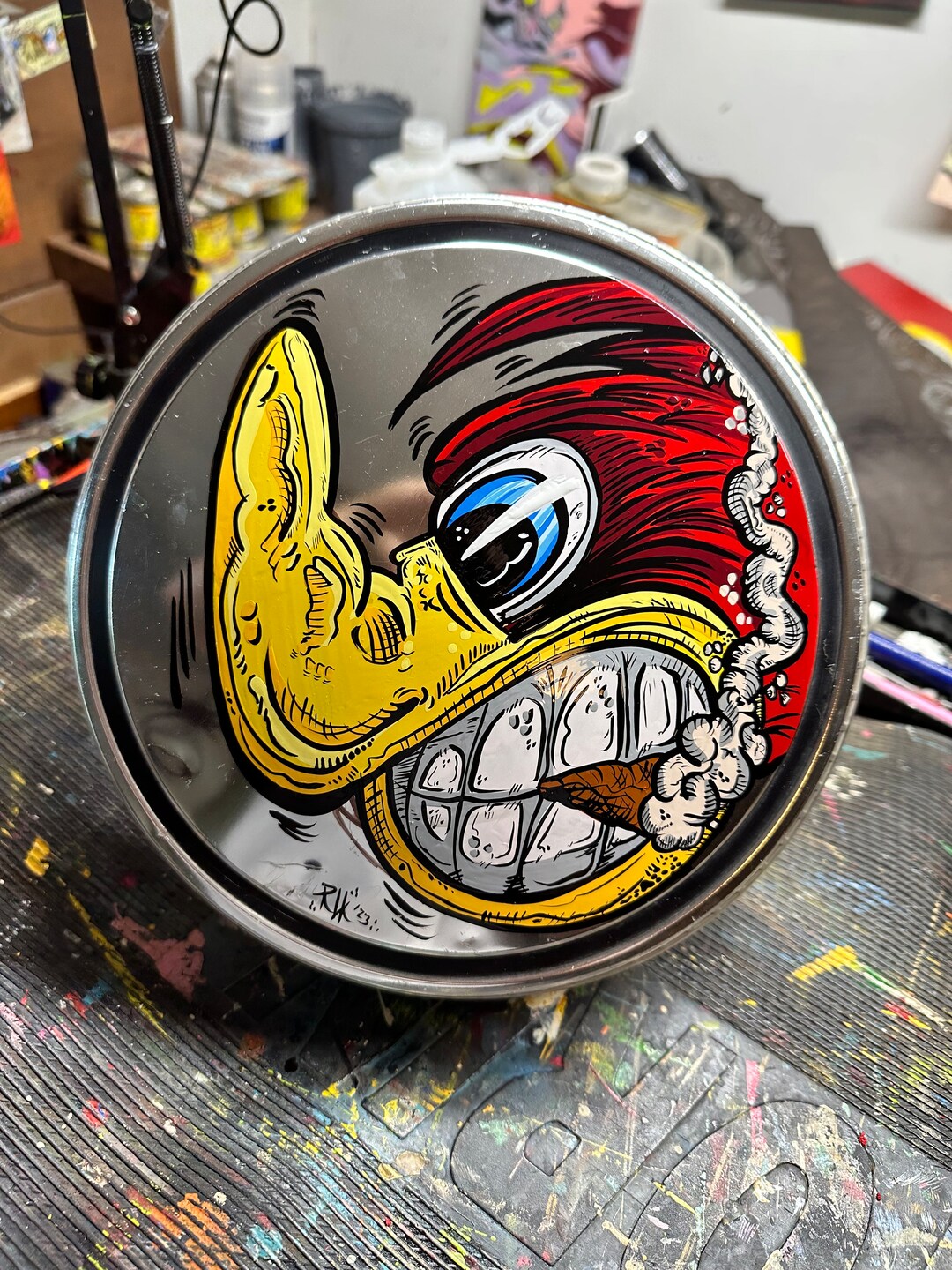 Dog Dish Hub Cap Etsy