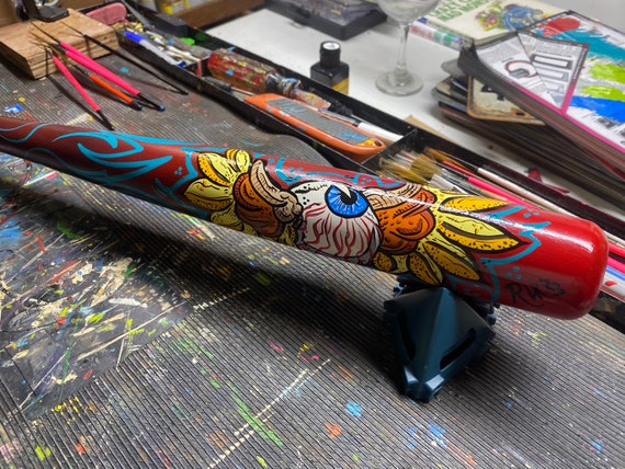 Painted Baseball Bat. - Etsy