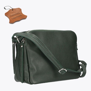 Bottle green purse sales