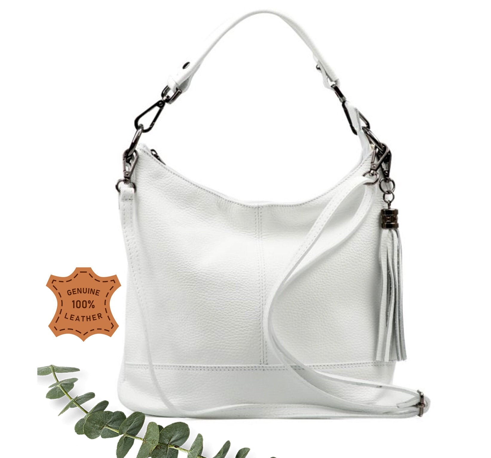 chiiiibag Big Leather Bascket ホワイト Big Leather Bascket – ch!iii