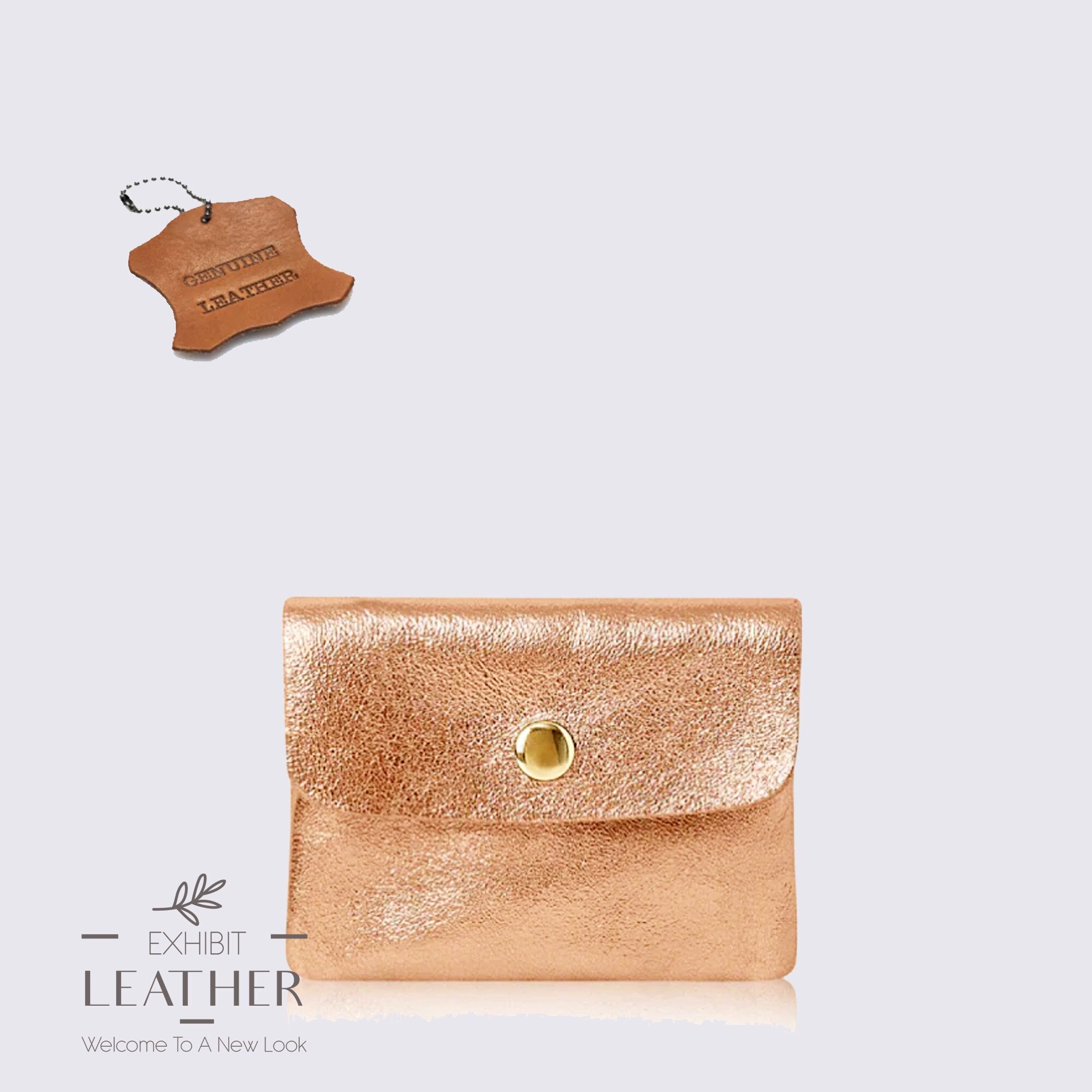 Rose gold wallet Etsy