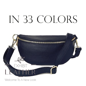 Gürteltasche echt Leder, Geldbörse, Reisetasche, 33 Farben, gold Hardware, Bauchtasche aus Kalbsleder, Gürteltasche, Bumbag