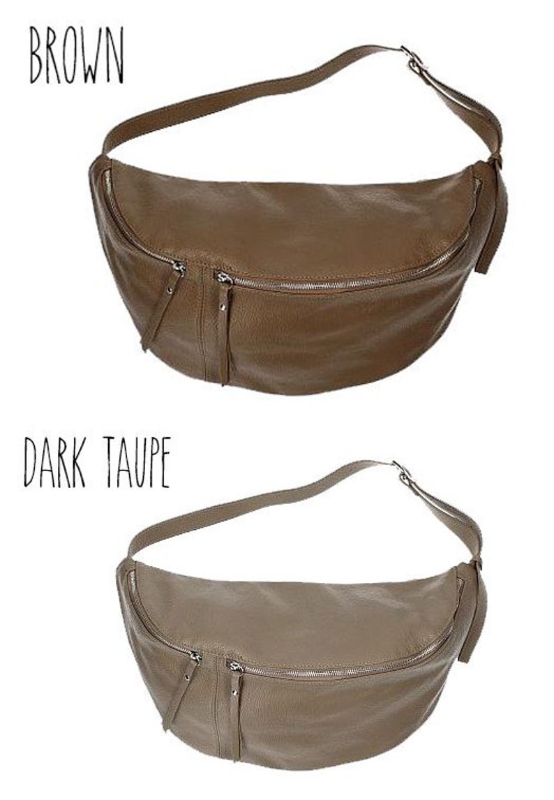 Big Belly Bag Crossbody XXL Belly Bag Maxi Nappa Leather Etsy