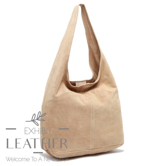 Vintage HKM Tan Suede Hobo Tote‎ Oversized Shoulder Bag Amazon.com: KAOBIO Womens Vintage Suede Hobo Bags Trendy  main image 3