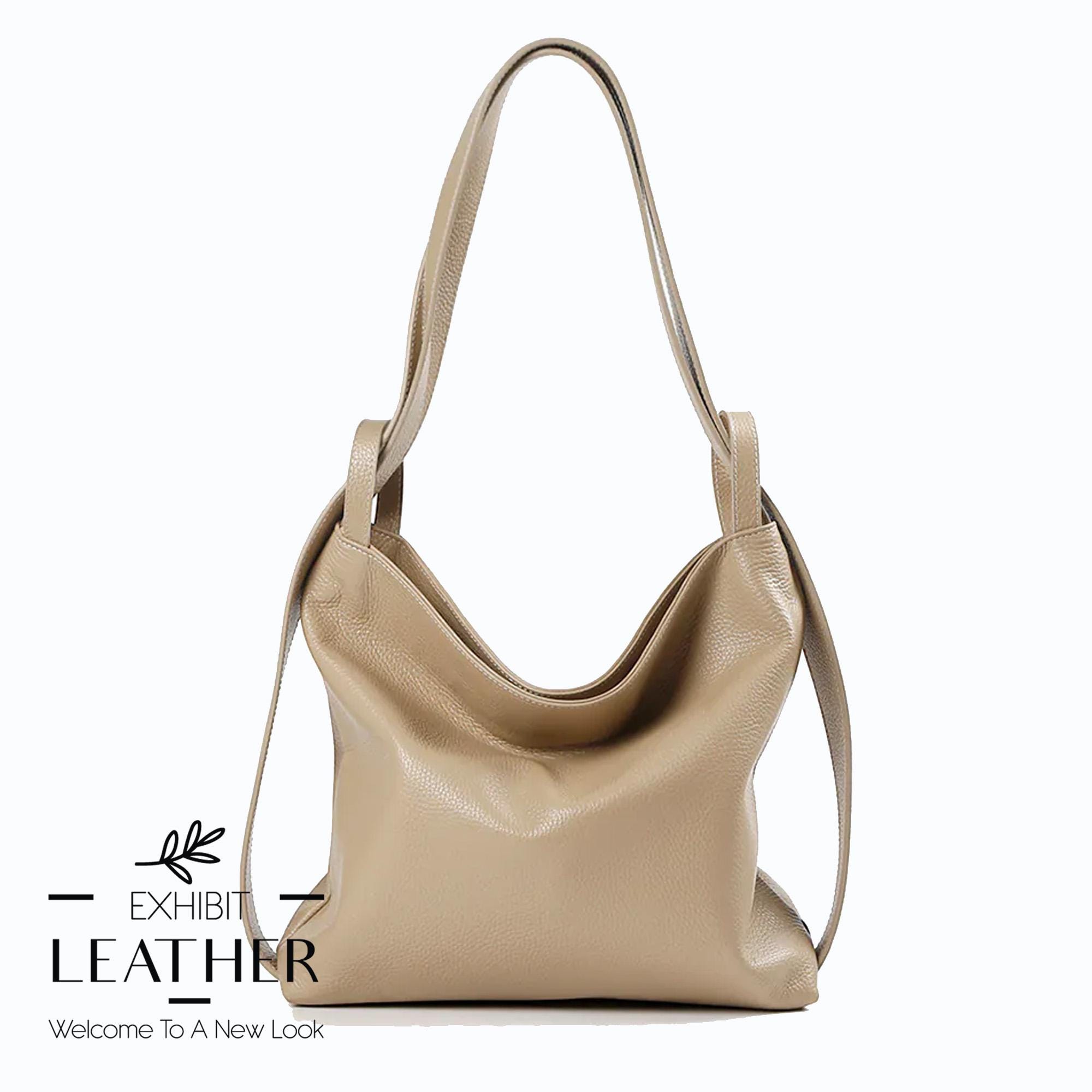 HOBO Beige Leather Backpack new without tags Hobo Leather Backpacks for Women | eBay main image 3