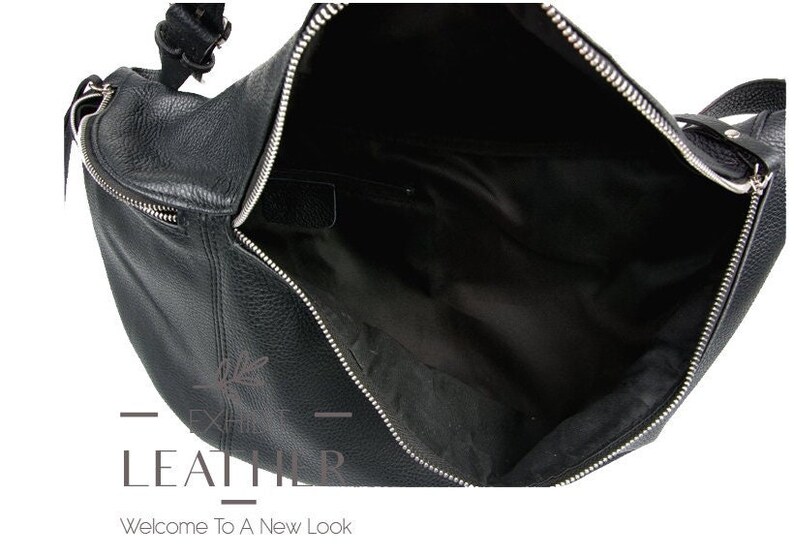 Black Big Belly Bag Crossbody XXL Belly Bag Maxi Nappa Etsy