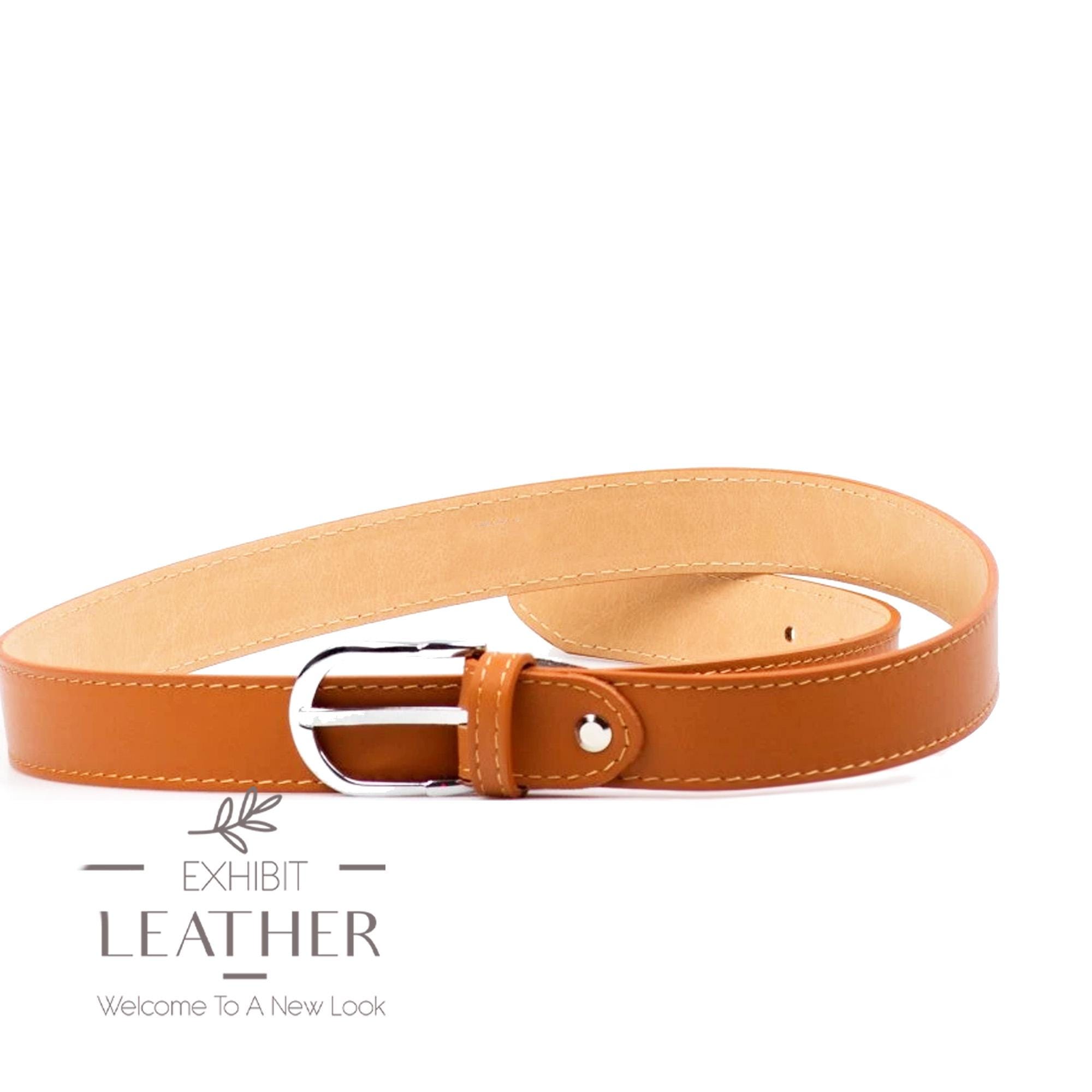 Cognac Brown Genuine Leather Women