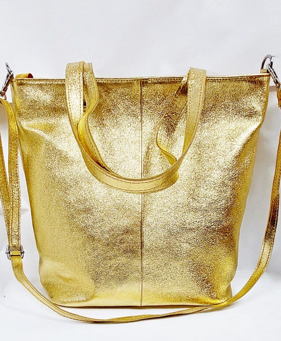 Top Zip Bright Gold Leather Tote Bag, Leather Shoulder Bag, Laptop Bag, Crossbody Bag, Leather Big Tote, Shopper - Etsy Top Zip Bright Gold Leather Tote Bag, Leather Shoulder Bag, Laptop Bag, Crossbody Bag, Leather Big Tote, Shopper - Etsy