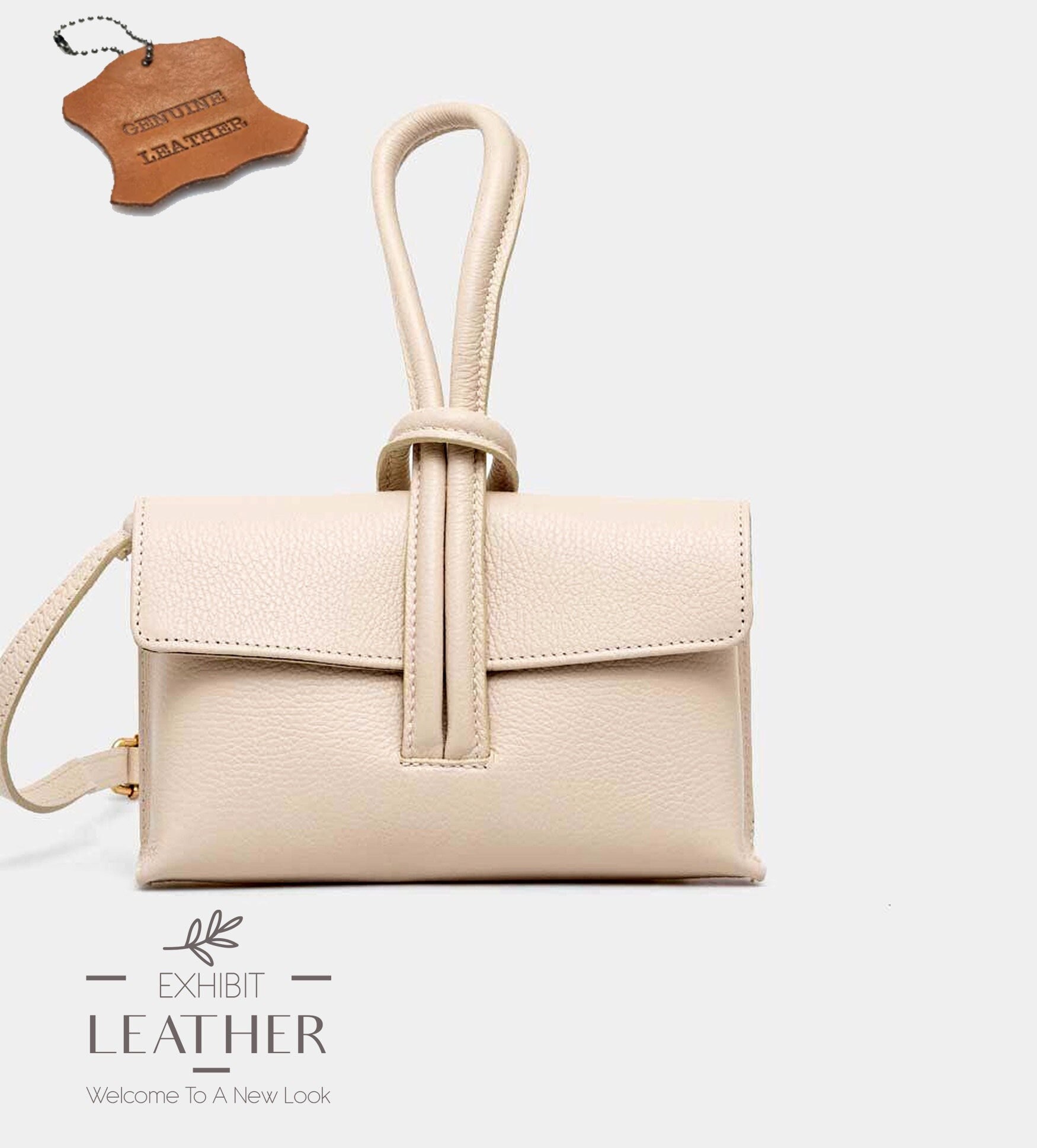 Borsa a tracolla in pelle rigida Made in Italy | – Pepperina Calzature