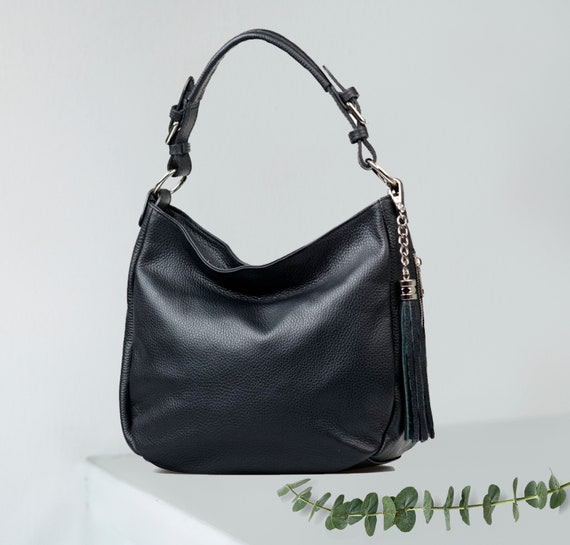 Big black bag with zip cheap