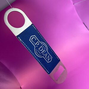 Personalized Leather Bottle Opener
