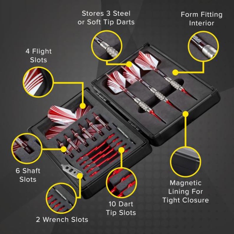 Casemaster Sinister Dart Case - Thumbnail 4