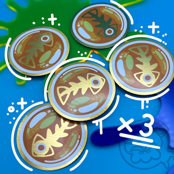 Golden egg stickers