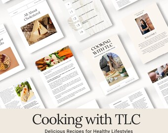 Done For You Cooking with TLC Coaching Workbook, Ebook| Content for Wellness Coach, Health Coach, Fitness coach and Nutrition coach.