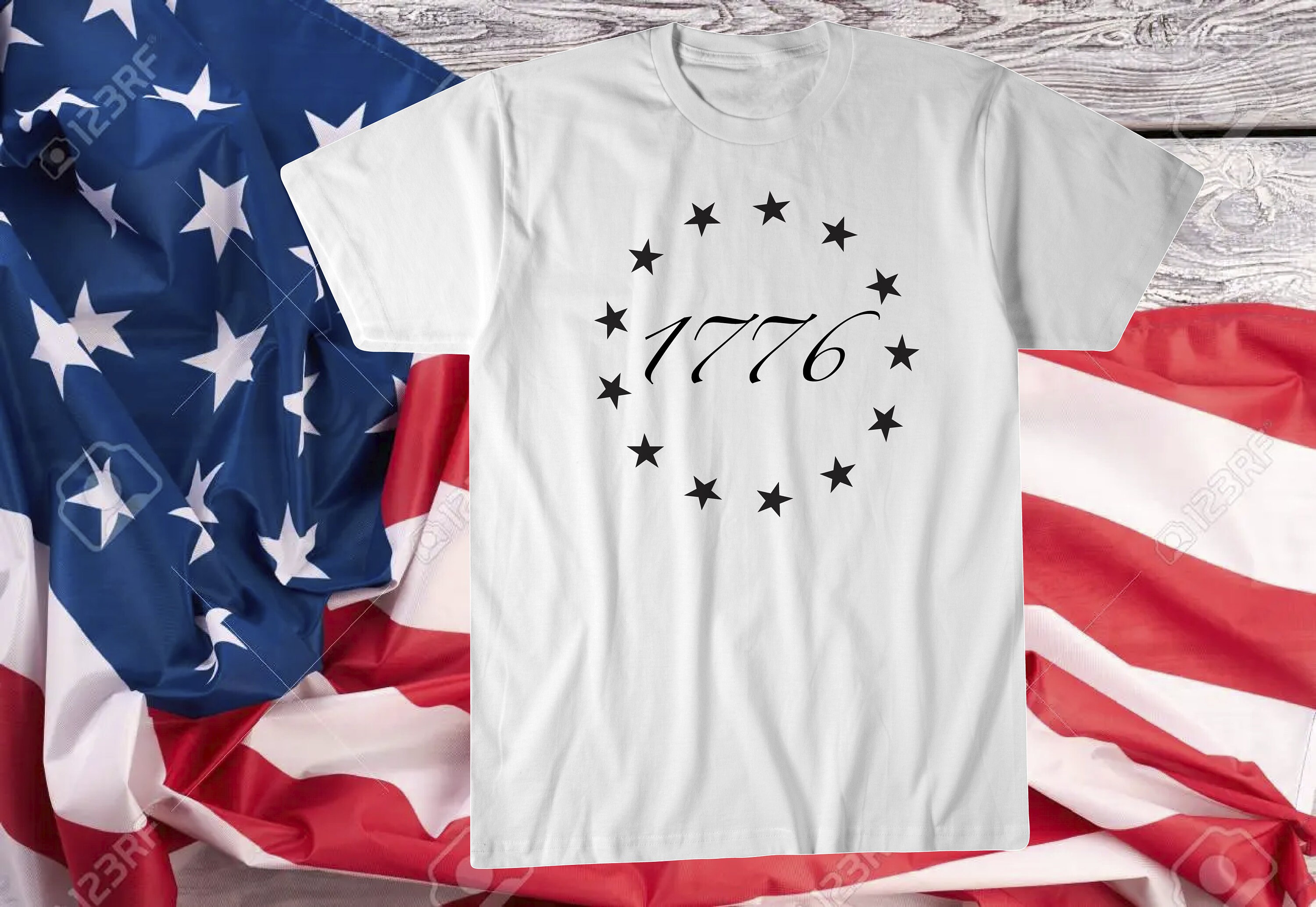 1776 Patriot T-shirt | Etsy
