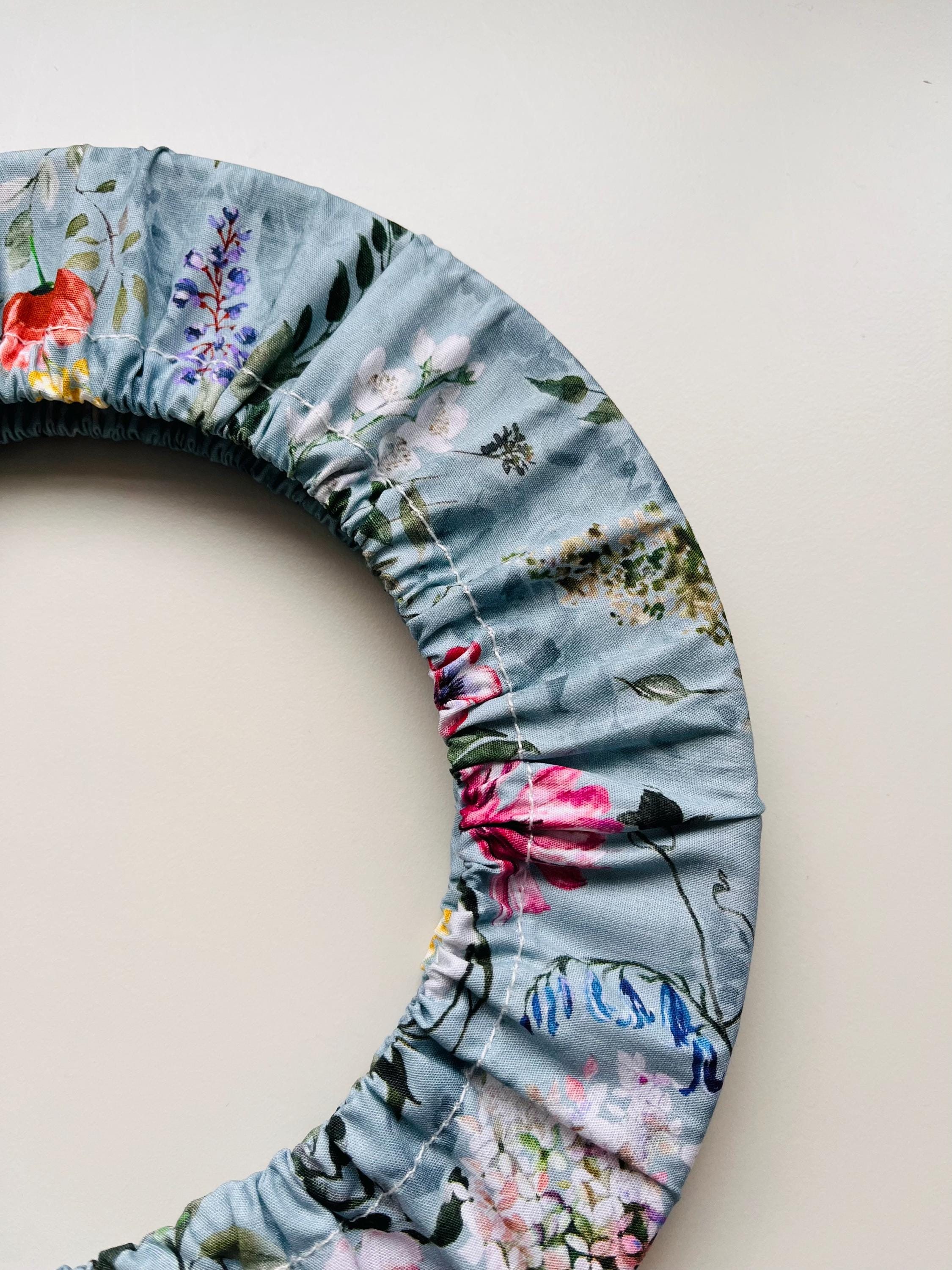 Floral Grime Guard, Q-snap Cover, Hoop Cover, Cross Stitch Protector ...