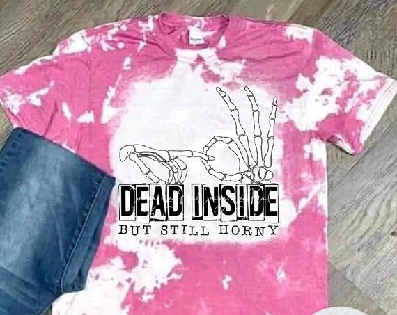 Dead Inside But Still Horny Shirt Long Sleeve Sweatshirt Hoodie, Valentine's Day Shirt, Funny Holiday Shirt, Valentine's Sweatshirt, Anti
