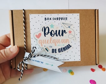 CADEAU Maîtresse et nounou - BOX SURPRISE pour l'école ou la crèche