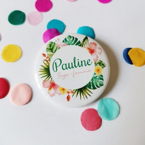 Badge personnalisé pour votre blouse Infirmière, aide-soignante, sage-femme, aesh, ambulancier... Différents modèles disponibles image 1