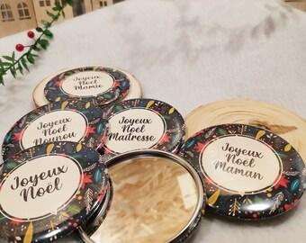 Cadeau Noël MAÎTRESSE Miroir Nounou Atsem maman mamie marraine amie soeur tata
